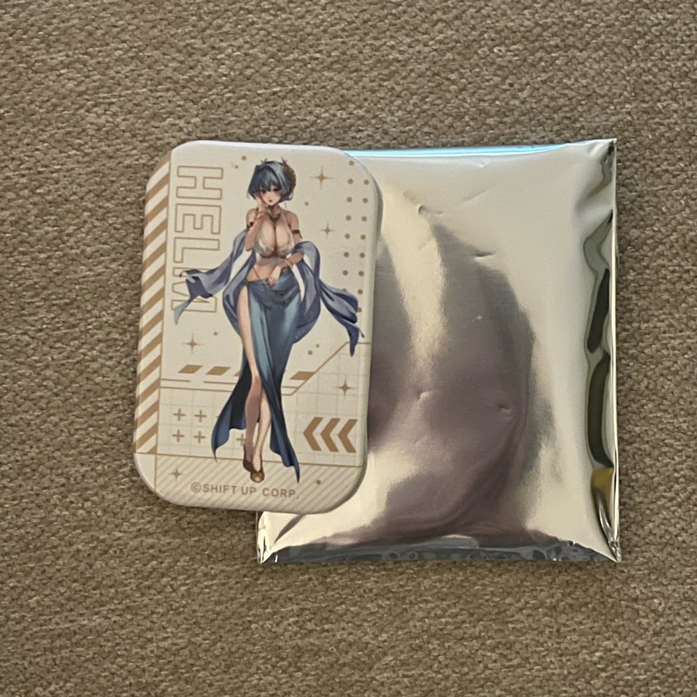 NIKKE Goddess of Victory Helm: Body Shikishi Can Badge Pin